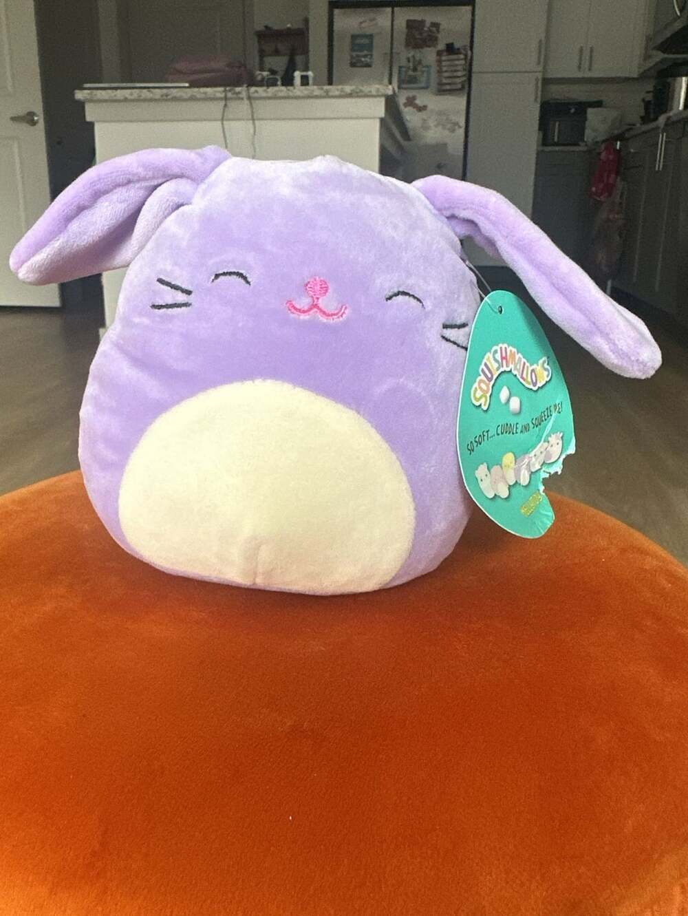 Rare Squishmallows Bubbles The Purple Bunny 5" Plush 2017 original